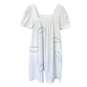NWT NEW HVN Cloud Throwover Sqaure Neck Cotton Dress Size XXL
